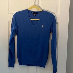 Ralph Lauren v neck sweater. EUC